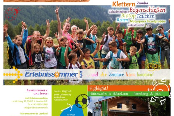 Erlebnissommer - Infos für Eltern 2017-1