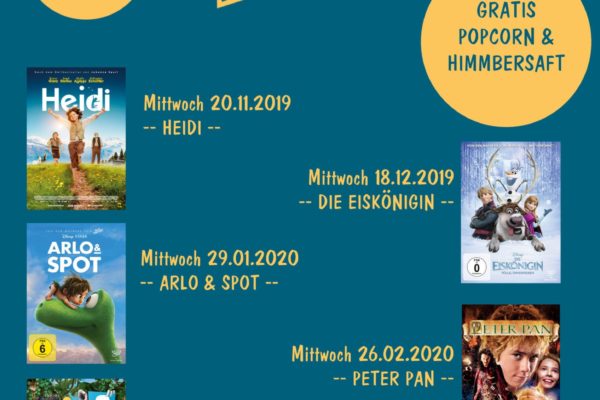 Kinderkino Moos 2019-20