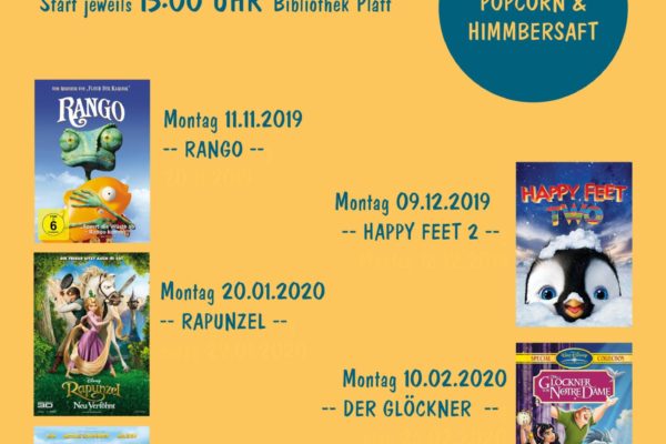 Kinderkino Platt 2019 - 20